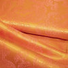 Futterstoff Jacquard Paisley 40 mm orange-rosa