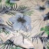 Sommersweat Multicolor ecru mit Blumen