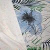 Sommersweat Multicolor ecru mit Blumen