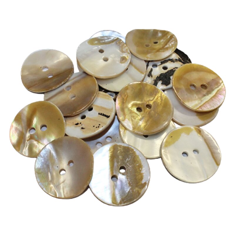 Perlmuttknopf 30 mm Natur