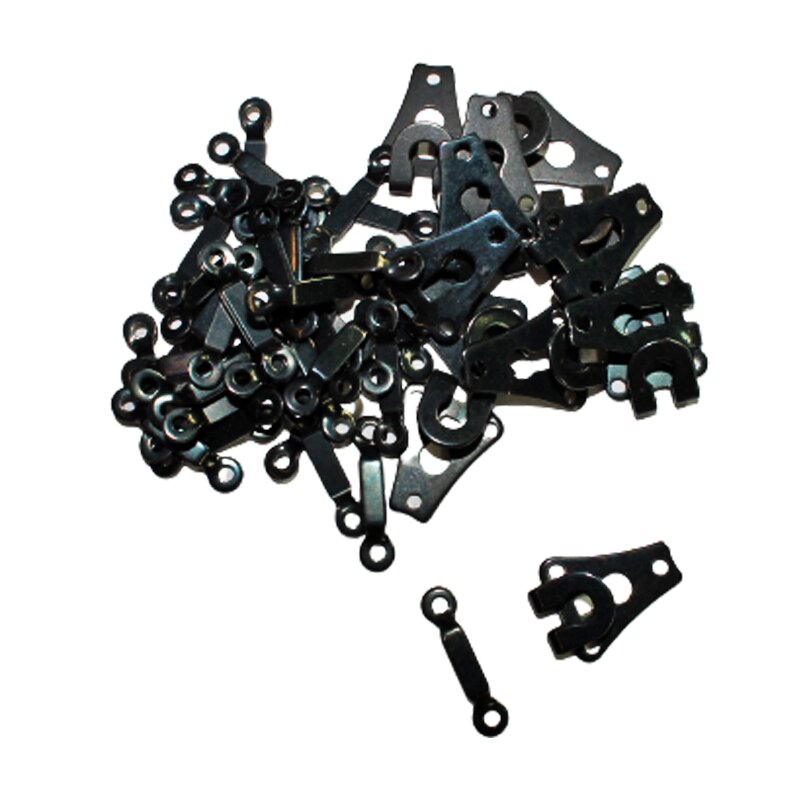Hosen- und Rockhaken 20 x 15 mm schwarz