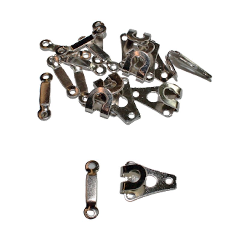 Hosen- und Rockhaken 20 x 15 mm silber