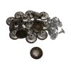 Nähfreie Jeansknopf 17 mm altmessing Lorbeerkranz