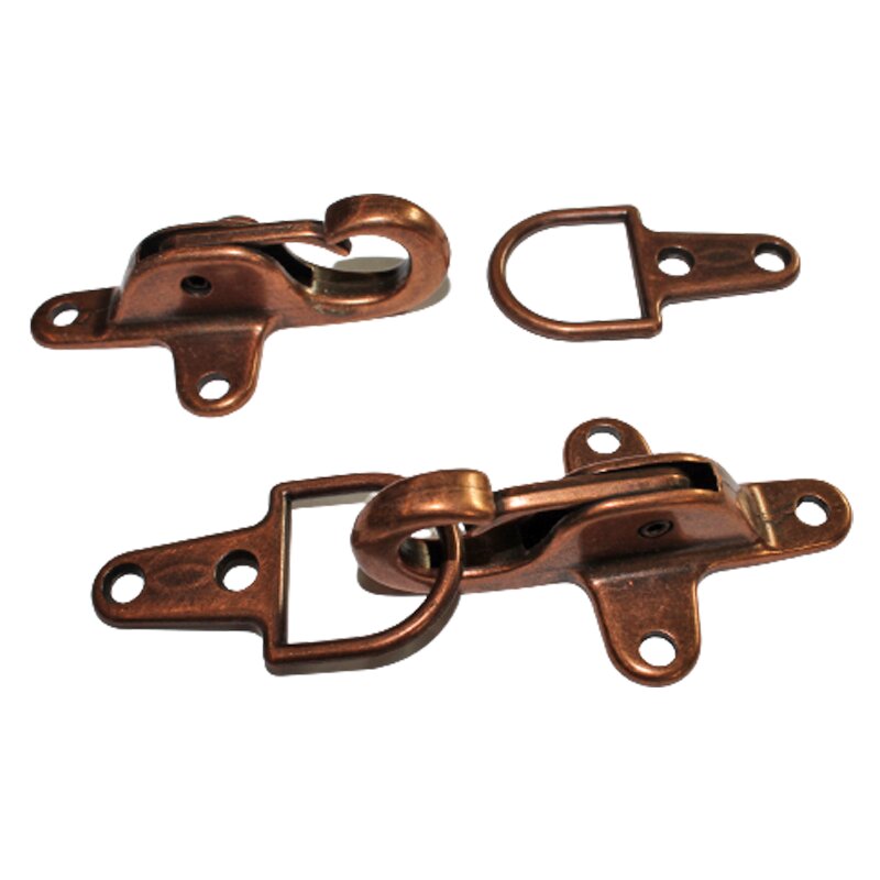 Taschen Karabinerset  105 mm kupfer