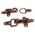 Taschen Karabinerset  105 mm kupfer