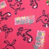 Popeline Druck "Dino Race" 03 violett