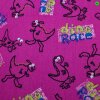 Popeline Druck "Dino Race" 03 violett