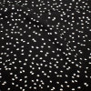 Viskose Mouseline schwarz bedruckt Tupfen