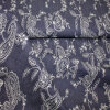 Denim Stickerei Muster Blumen + Paisley