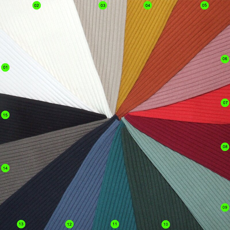 Bündchen Schlauchware Grobripp 5 mm 02 ecru