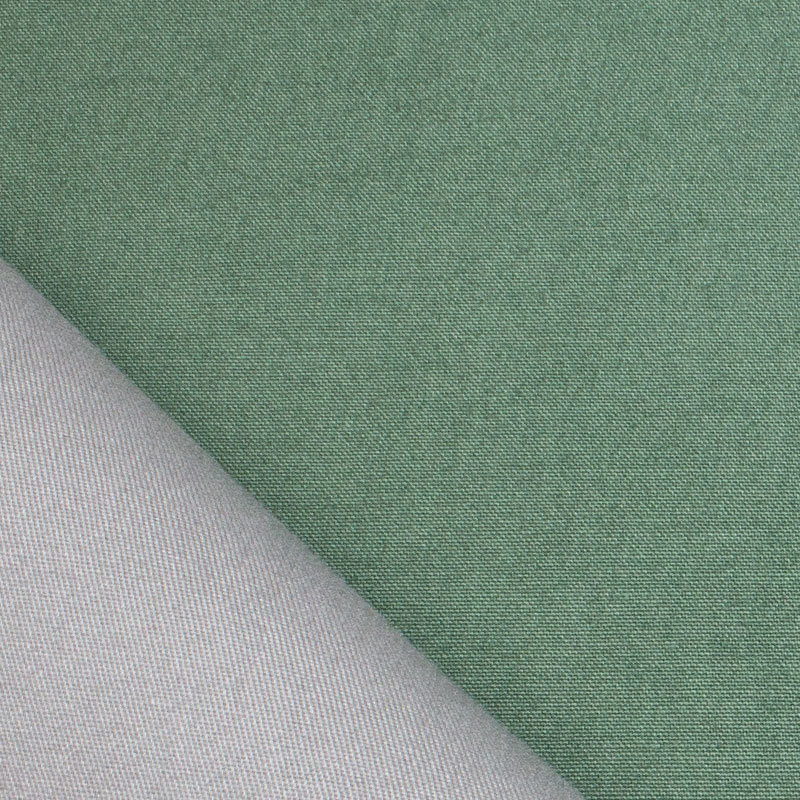 Mischgewebe Stretch "pigmentiert" doppelseitig grau-grün