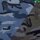 Anti Pilling Fleece Druck Camouflage 02 blau-jeansblau
