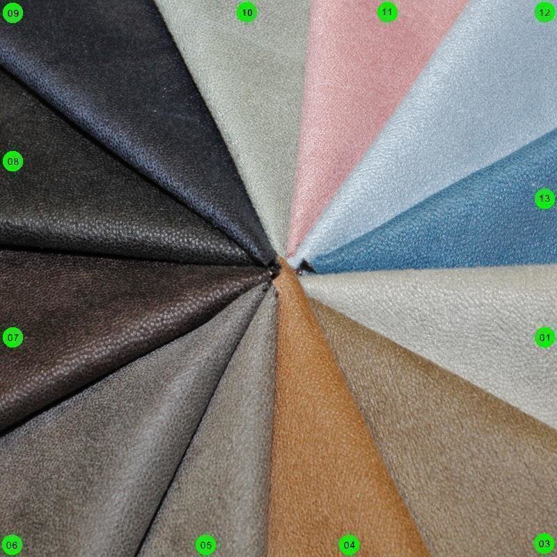 Lederimitat mit Prägung 12 pastellblau