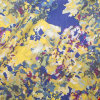 Viskose Mouseline bedruckt 01gelb-blau-violett
