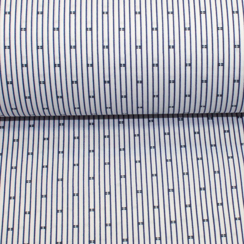 Hochwertiger Hemdenstoff Streifen 0,5-2 mm