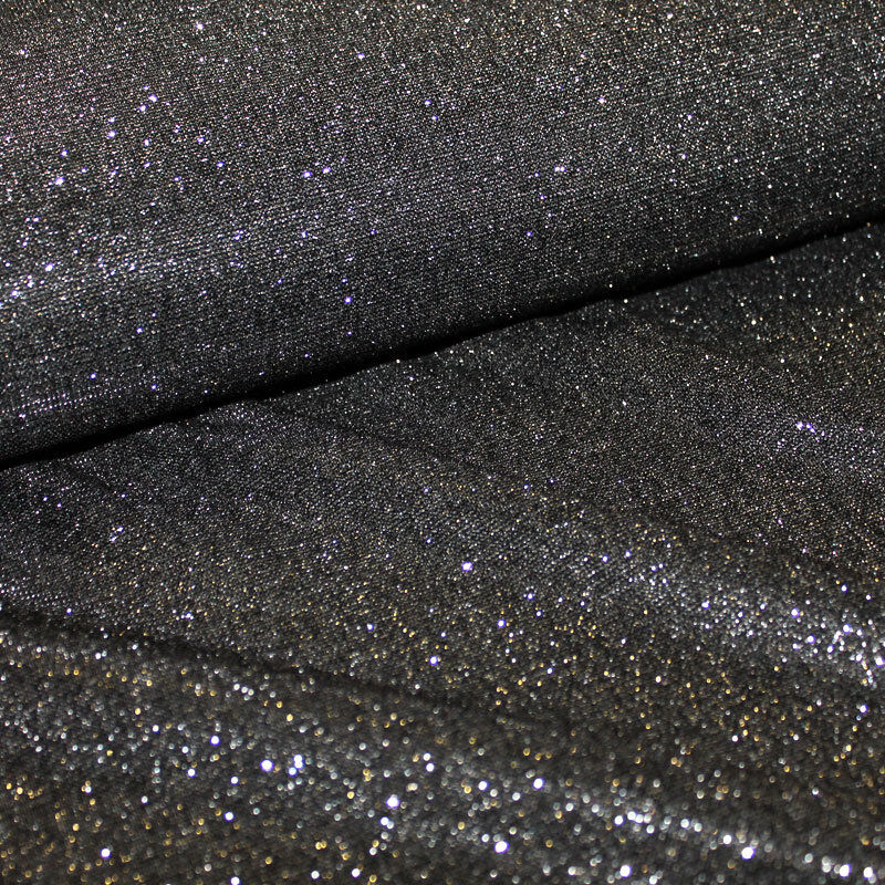 Lurex Cangiante 07 schwarz-silber
