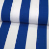 Tropical Druck Streifen 4 cm blau-weiß ÖkoTex