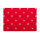 Feinpopeline Pigmentdruck Blümchen Dirndlserie 08 rot