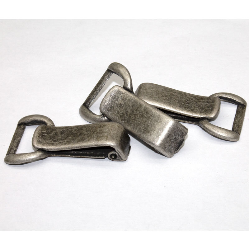 Metall Clip-Verschluss altsilber 58 mm
