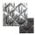 Metallfolie gesteppt mit Taftrücken 01 silber