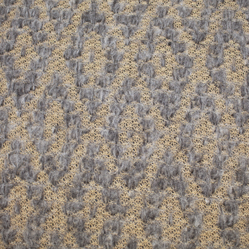 Wollgewirke mit Lurex 02 gold