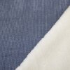 Cord mit Teddy, Jeansblau