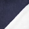 Cord mit Teddy, Navy