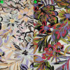 Viskose Satin, Bedruckt Blumen