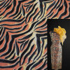 Baumwolle Satin, Zebra-Print, Design 07132
