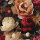Samt, Digital bedruckt, Blumen