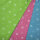 BW/ Satin Druck Blumen