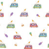BW Popeline Druck, Ice Cream