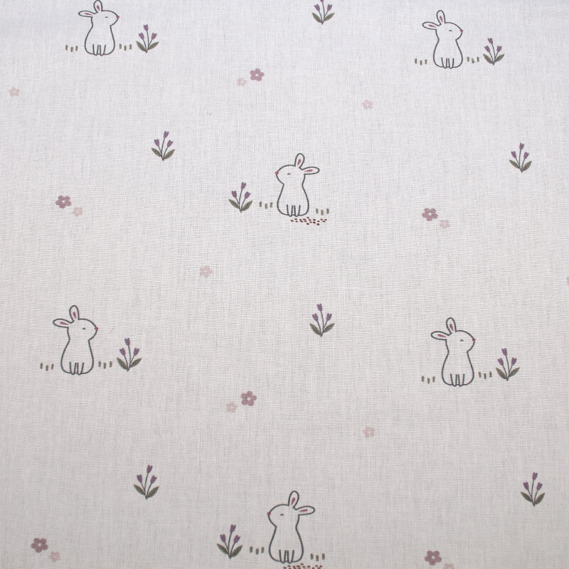 BW Popeline Druck, Hase