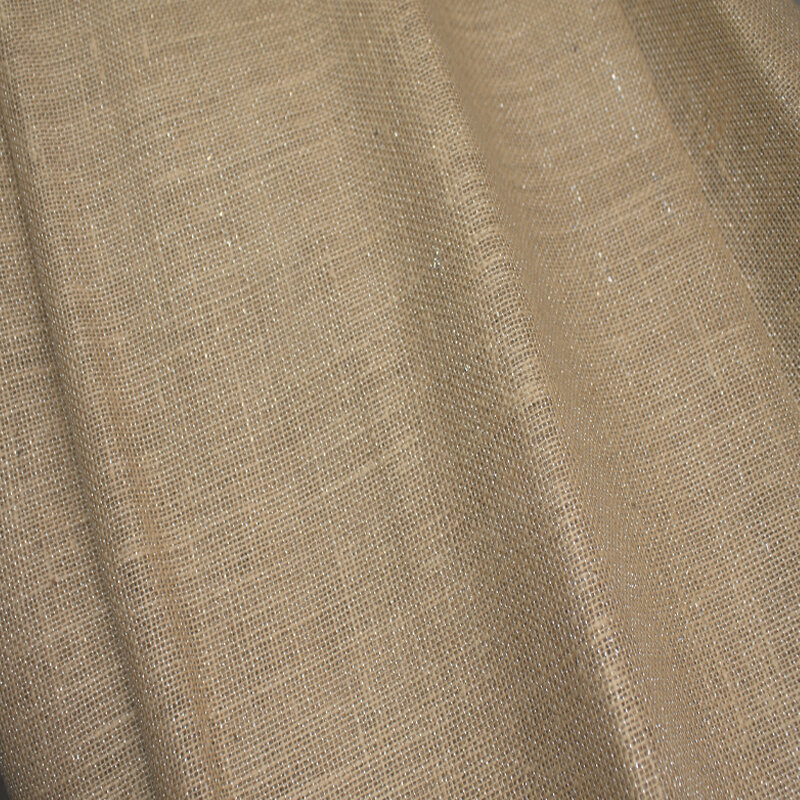 Jute mit Silber - Lurex