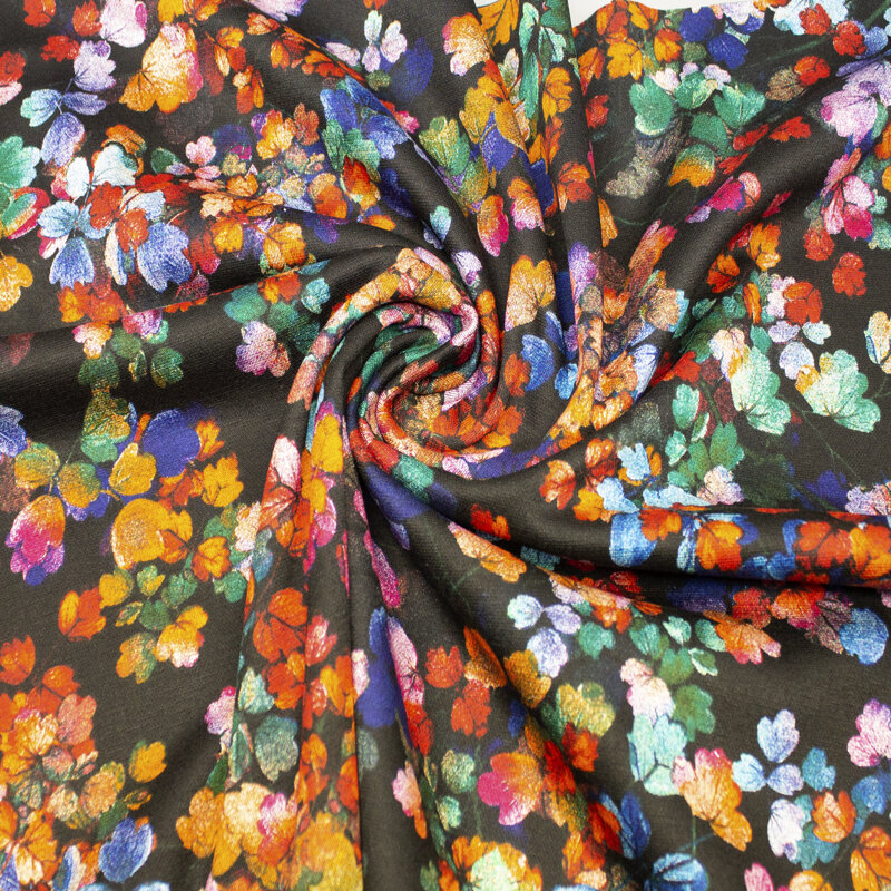 Winterjersey "DIGI" Druck  Blumen