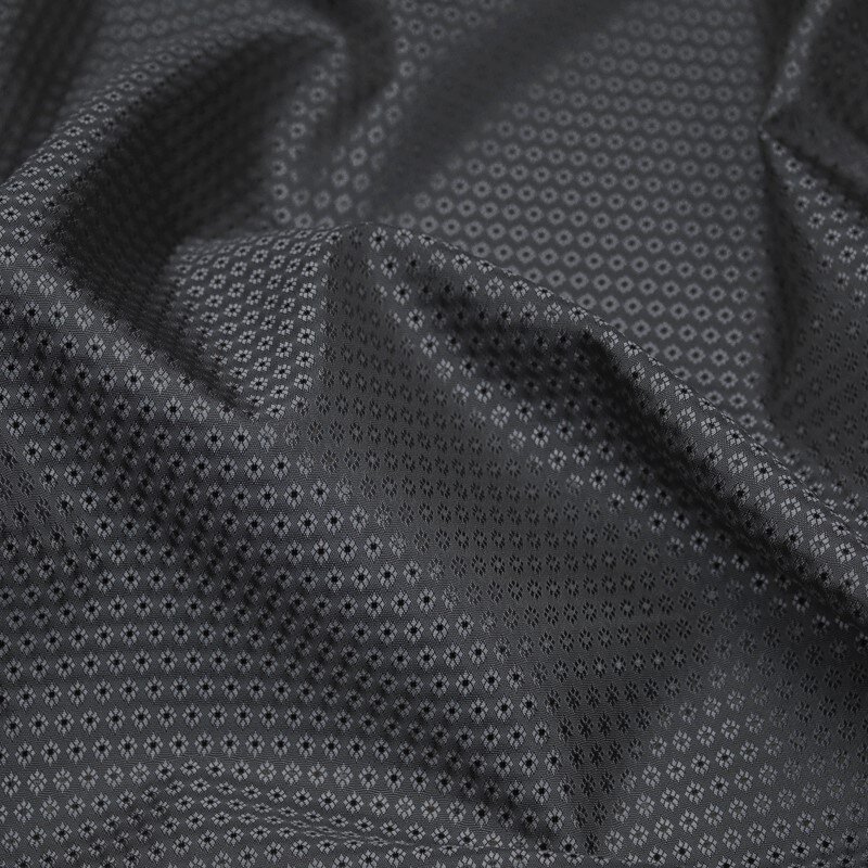 Futterstoff Jacquard Ornnamente 3mm, anthrazit; 235-F126002 Fb.122