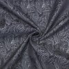 Futterstoff Jacquard Paisley 6 cm, grau-silber; 234-F9606...