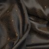 Futterstoff Jacquard geometrische Muster, braun-gold;...