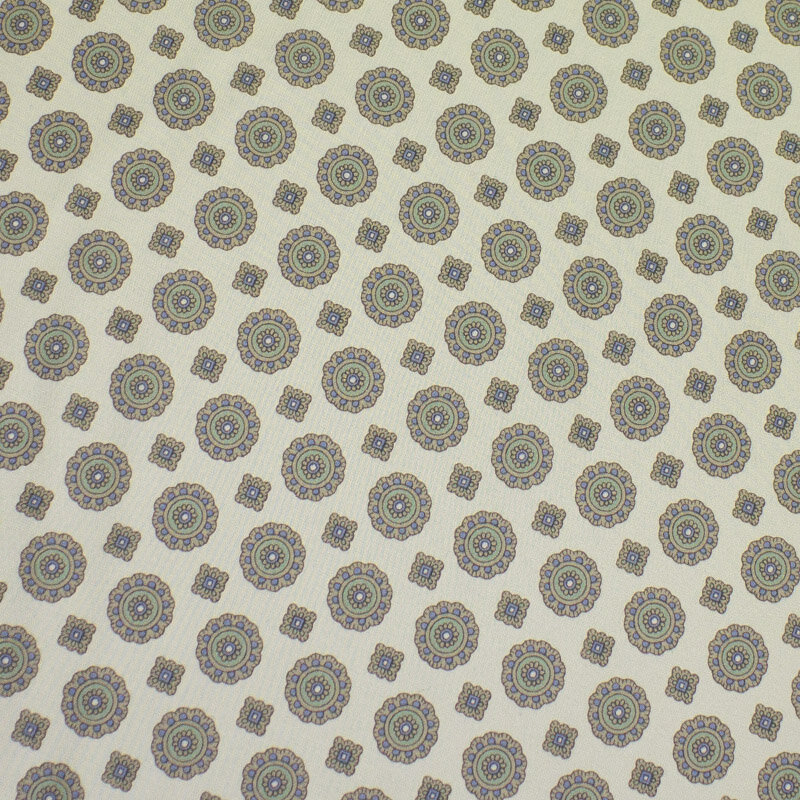 Futterstoff Viskose Acetat, Druck Ornamente, Design 5