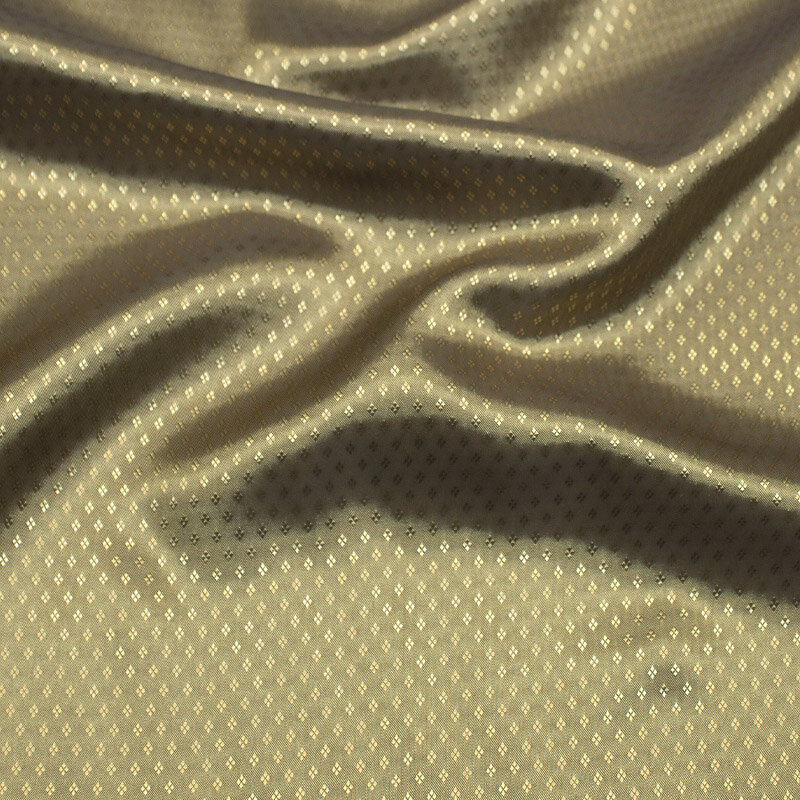Futterstoff Taft Jacquard Rhombus, gold