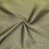 Futterstoff Taft Jacquard Rhombus, goldoliv