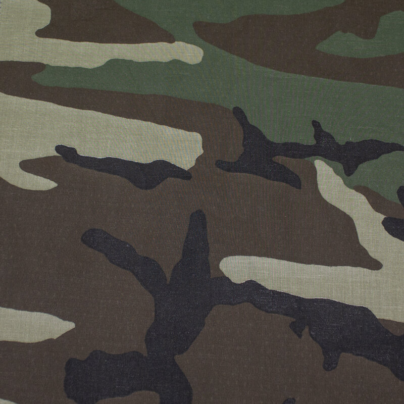 Leichter Baumwollvoile „Camouflage“