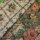 Baumwoll-Satin mit Gobelin-Digitaldruck – Blumendesign